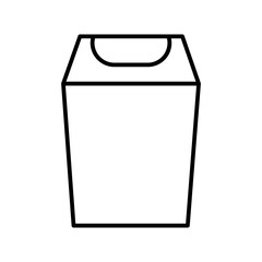 trash line icon