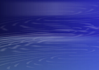 Illustration of the surface of a lake or a sea and its waves