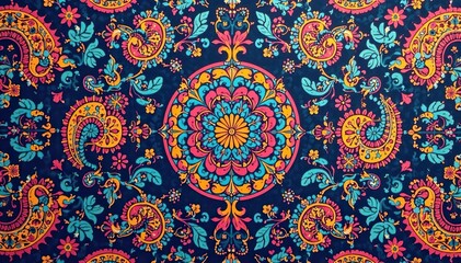 Subtle color variations within the paisley motif create a cohesive and uninterrupted design , minimalist, print, sophisticated