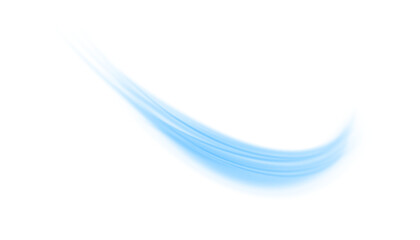 Dynamic blue speed waves. wavy path. Stream of fresh wind png. vector. Spiral light PNG. White background