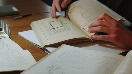 Exploring historical documents and technical diagrams for deeper understanding and insights. Media