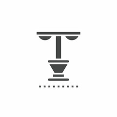Vector. Street light symbol. Icon symbol design template.
