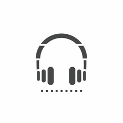 Vector. Headphone symbol. Icon symbol design template.