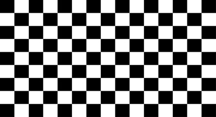 Fototapeta premium Chess Board or Finish Line sports vector graphics with black and white blocks