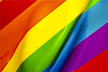 Obraz premium rainbow colors flag background