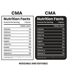 Cna Nutrition Facts,nutrition facts, nutrition Label,twisted tea nutrition facts,nutrition calculator,Marriage gift nutrition facts,vector design