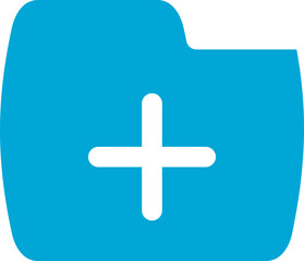 Obraz premium Folder Icon Glyph