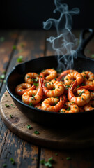 Flavorful shrimp saut&eacute;ed to perfection, ready to elevate your Mediterranean culinary experience.