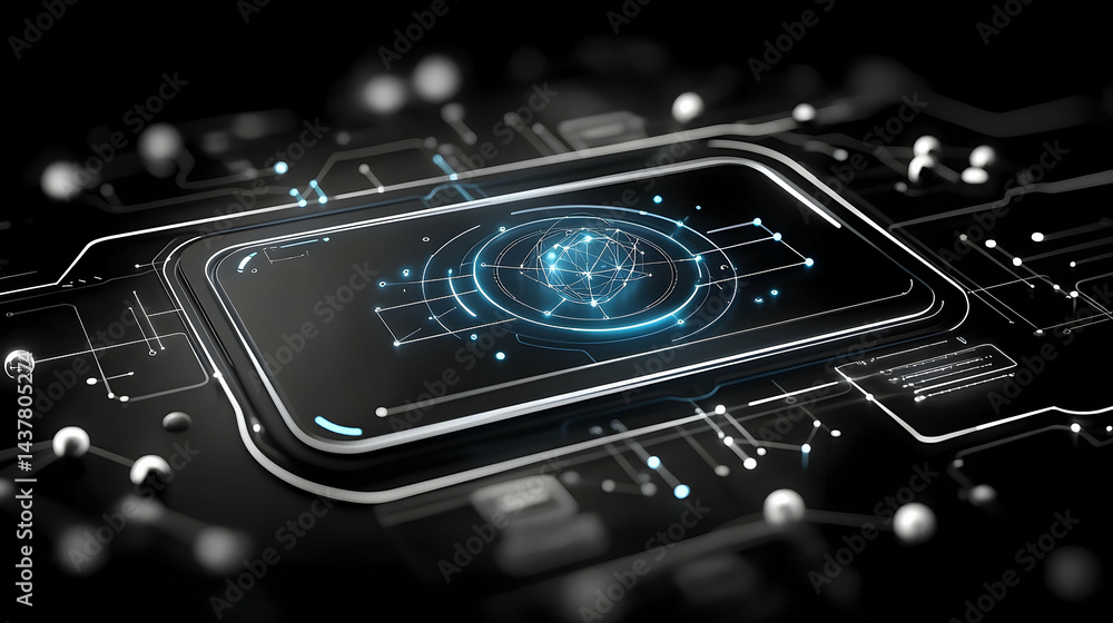 Poster technology circuit board design display