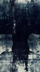 Intricate abstract design of dark gray and blue tones.