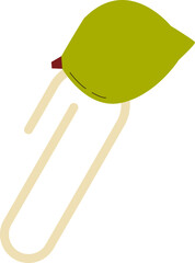 Cute Paperclip with Fruit