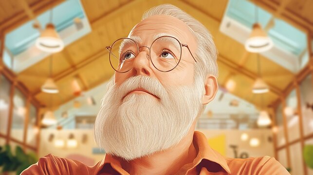 Active Senior Characters Pack senior man lifting light dumbbells in modern home gym Health and fitness campaigns for aging populations Flat vector characters for senior lifestyle branding