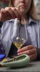 Discover the delightful process of brewing herbal tea using natural and fresh ingredients. Media