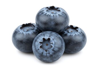 Fototapeta premium of fresh blueberries isolated on white background