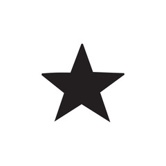 Fototapeta premium black and white star