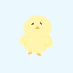yellow easter chick