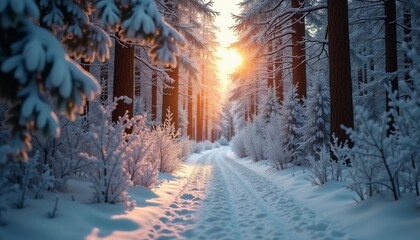 Painted narrow sunlit alleyway in muted colors representing a mysterious urban atmosphere