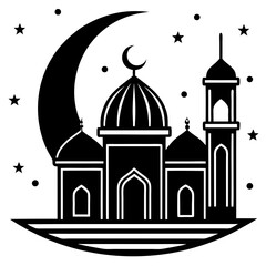 taj mahal vector illustration