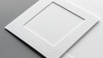 White textured frame mockup.
