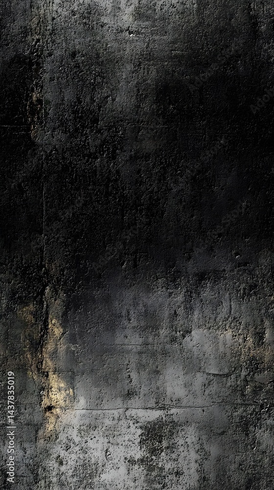 Poster intricate textured concrete surface showing dark tones and weathering patterns.