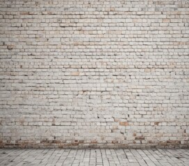 Weathered white brick wall, rough texture, grunge aesthetic  , old brick wall, worn