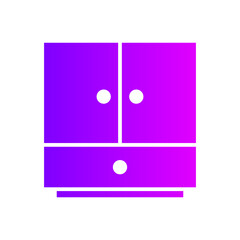 cabinet gradient icon