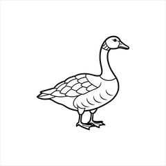 Obraz premium goose vector