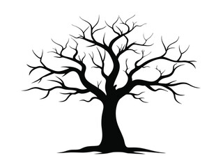 Fototapeta premium tree silhouette vector