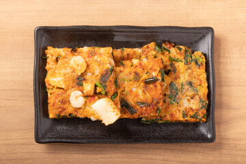 長芋キムチ　海鮮チヂミ