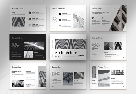 Architecture Brochure Landscape Template