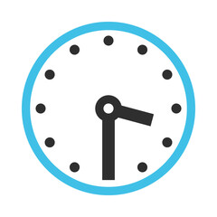 Three-Thirty Clock illustration, clipart, isolated on white background