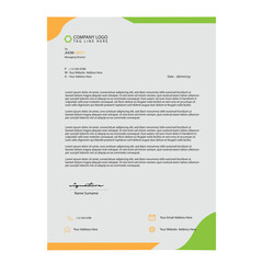 Professional Business Letterhead Template