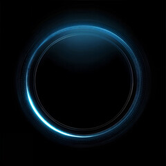 Obraz premium The luminous line effect against a black background