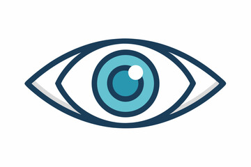 Simple Eye Icon for Vision and Eye Care