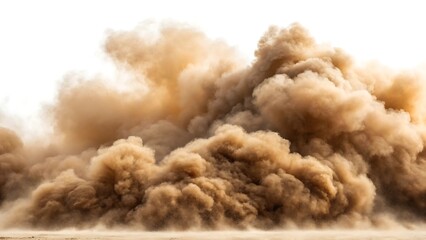 Dust Sand Smoke Cloud Particles Overlay.