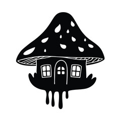 Melting Mushroom House