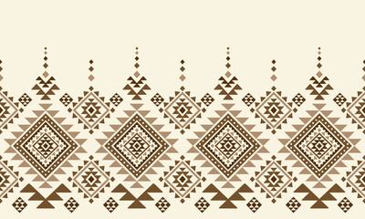 Southwest Native seamless pattern ethnic tribal Aztec geometric Navajo Native American fabric colorful design vector for textile print