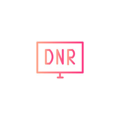 dnr gradient icon