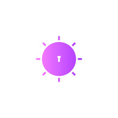 keyhole gradient icon