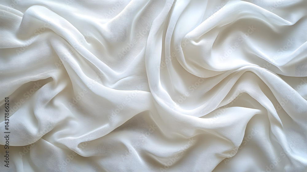 Poster captivating fabric texture studio setting abstract photography soft white surface close-up elegance
