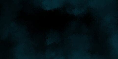 abstract cloud and vapor texture background. Black and blue smoke aquarelle smudge illustration smooth grungy smokey light pastel colors ink glow. Teal color powder explosion .