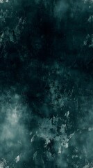 Fototapeta premium Deep teal textured background with mottled patterns.