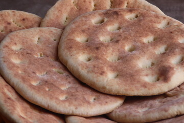 Traditional Moroccan Bread, Homemade Amazigh Bread