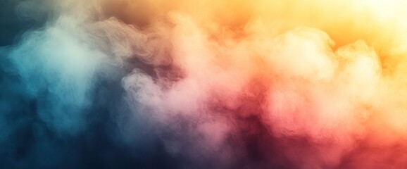 Obraz premium Colorful Smoke Cloudscape