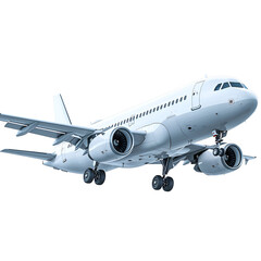 Fototapeta premium Commercial jet airplane stock photo