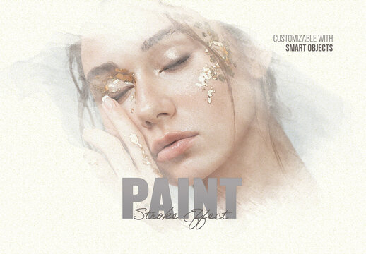 Paint Stroke Portrait Effect