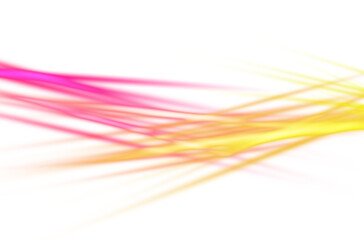 Transparent neon sparkles glowing overlay effects for graphical use. Neon glowing sparkling lights color. Neon thundering lights glowing on transparent background