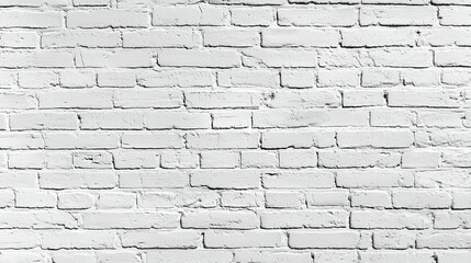 Obraz premium Contemporary White Brick Wall Background for Modern Design