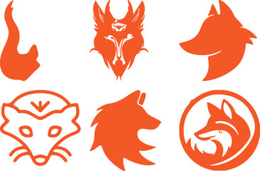 Fox Bundel simple icon. Vector ICON all icon Viktor	