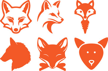 Fox Bundel simple icon. Vector ICON all icon Viktor	